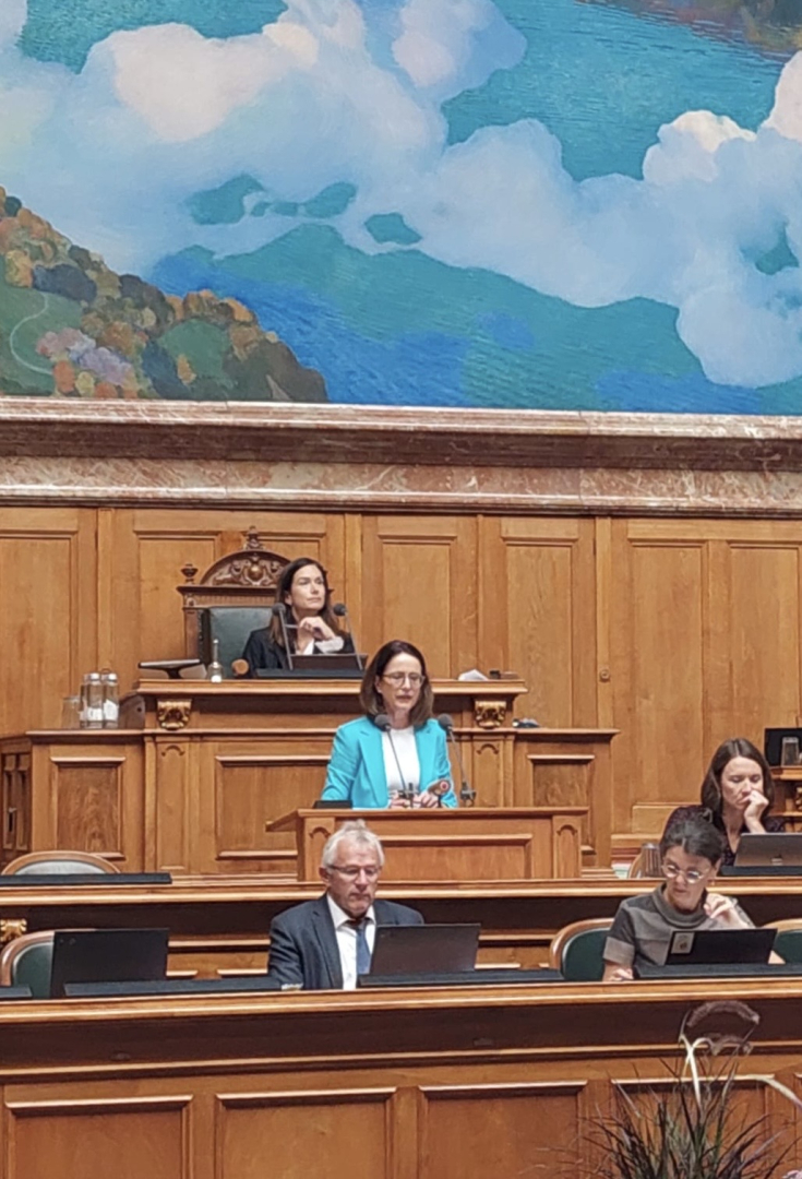 Votum von Susanne Vincenz-Stauffacher als Einzelsprecherin