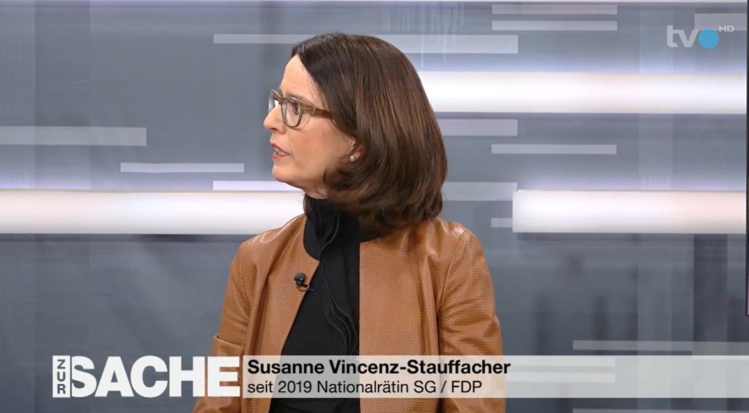 Susanne Vincenz-Stauffacher im "Zur Sache" 